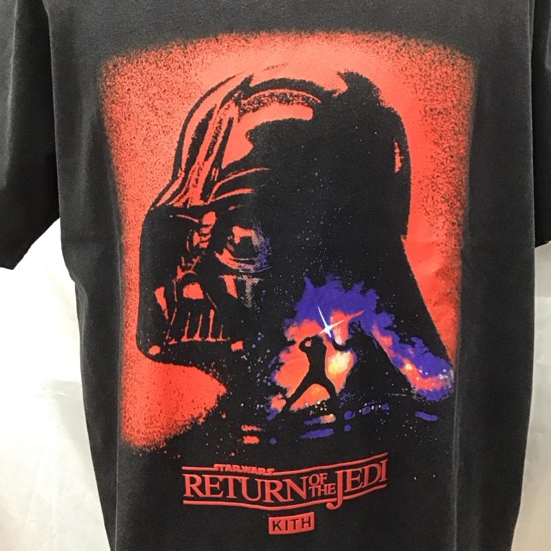 キス KITH Tシャツ 半袖 半袖カットソー プリントTシャツ クルーネックカットソー S プリント 黒 / ブラック /  メンズ USED 古着 中古 10111014