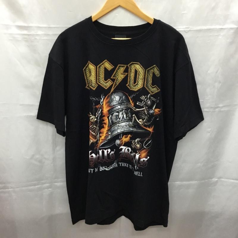 古着 USED Tシャツ 半袖 半袖カットソー プリントTシャツ クルーネックカットソー バンドTシャツ XL プリント 黒 / ブラック / メンズ USED 古着 中古 10108347