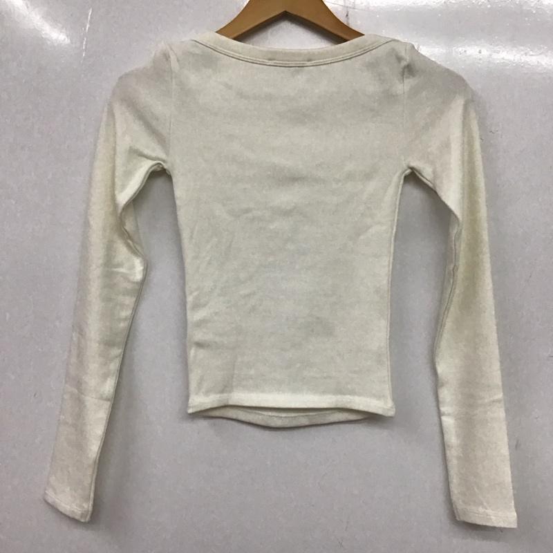 ザラ ZARA Tシャツ 長袖 S 無地 白 / ホワイト / レディース USED 古着 中古 10136518