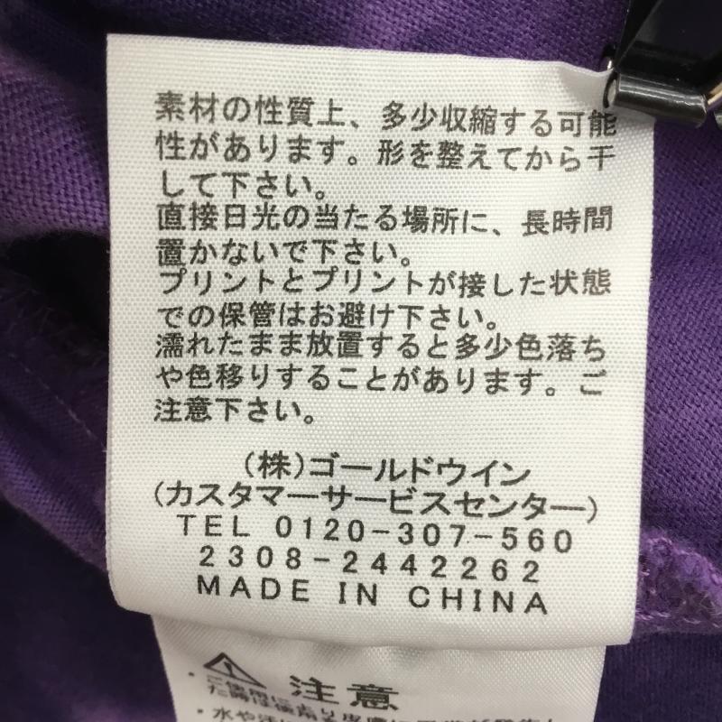 ザノースフェイス THE NORTH FACE Tシャツ 半袖 NT32435 ショートスリーブタイダイハンドライティングティー M 紫 / パープル / メンズ USED 古着 中古 10150339