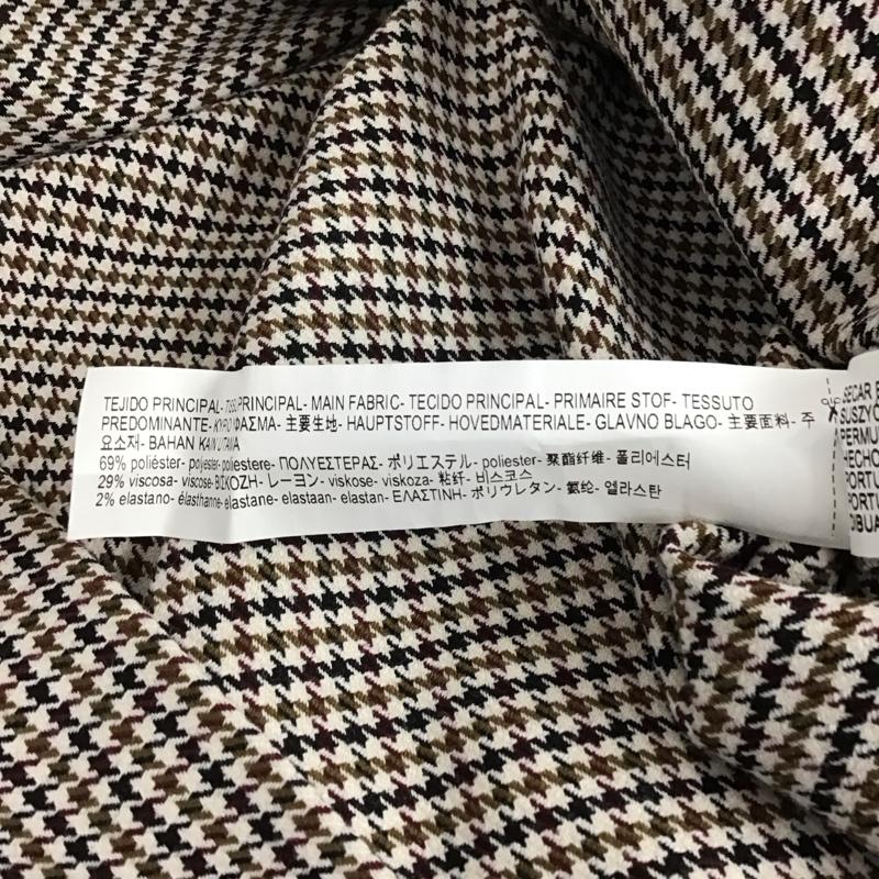 ザラ ZARA ワンピース ミニスカート S チェック マルチカラー / マルチカラー / レディース USED 古着 中古 10142737