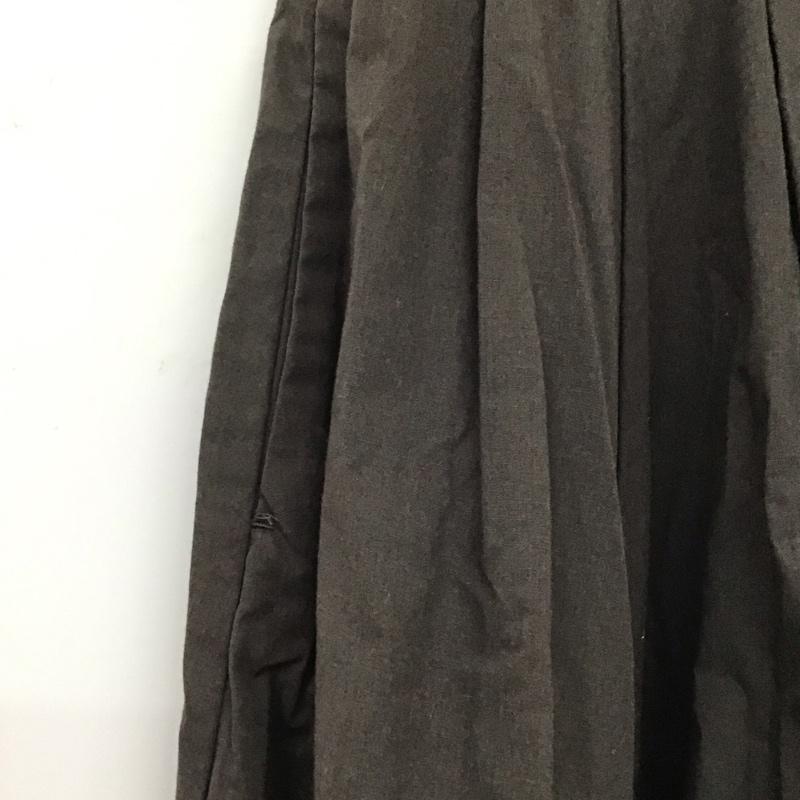 ニコアンド niko and... スカート ロングスカート L 無地 チャコールグレー / チャコールグレー / レディース USED 古着 中古 10136952