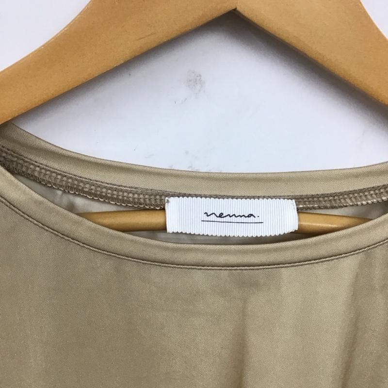 ヌナ NEUNA カットソー 長袖 NNIZI0722001 2wayレイヤードシアーロングカットソー FREE 無地 ベージュ / ベージュ / レディース USED 古着 中古 10129235