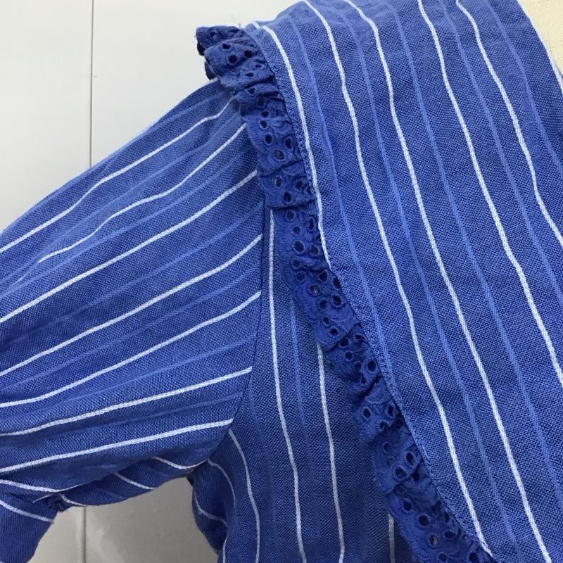 ザラ ZARA シャツ、ブラウス 半袖 半袖シャツ カラーシャツ 半袖カットソー ストライプシャツ 前開きシャツ XS ストライプ マルチカラー / マルチカラー / レディース USED 古着 中古 10115242