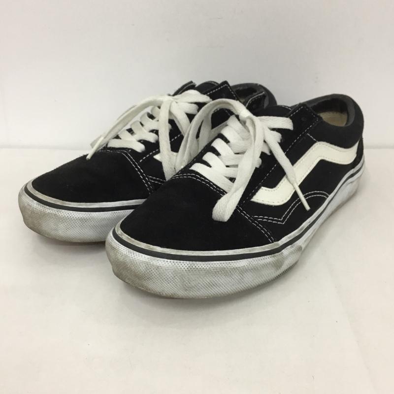 バンズ VANS スニーカー スニーカー V36CL オールドスクールDX 24.5cm 24.5cm ロゴ、文字 黒 / ブラック / X 白 / ホワイト / レディース USED 古着 中古 10124376