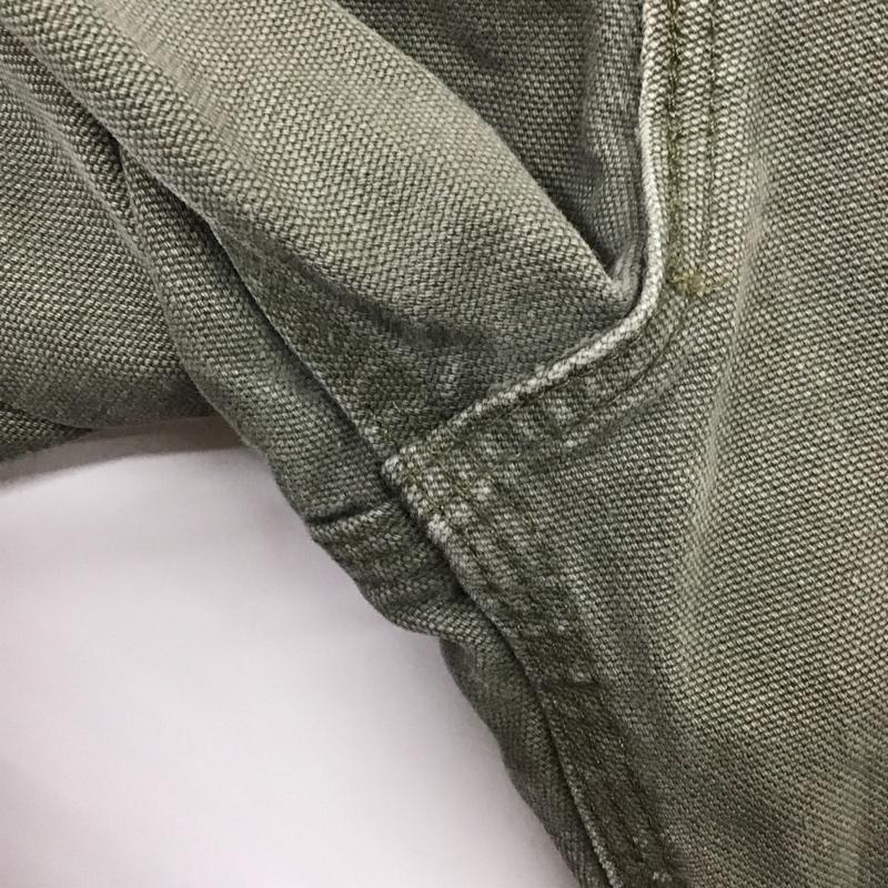 カーハート Carhartt パンツ ワークパンツ、ペインターパンツ ジーンズ カジュアルパンツ ワイドパンツ 33インチ 無地 カーキ / カーキ / メンズ USED 古着 中古 10132246