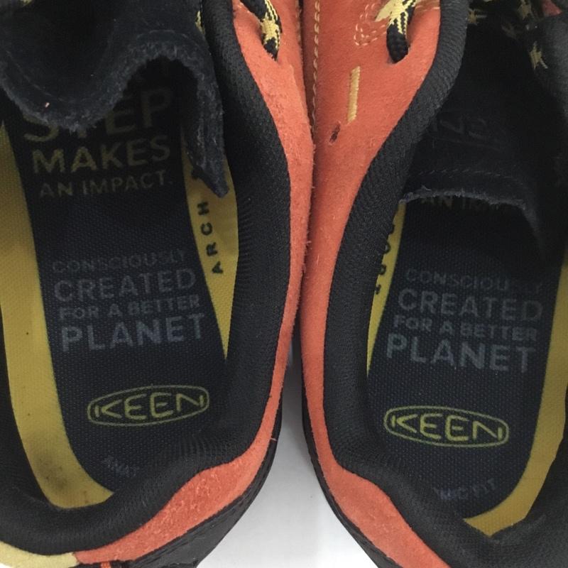 キーン KEEN アウトドアシューズ アウトドアシューズ 1024719 JASPER アウトドアスニーカー 27.5cm 27.5cm ロゴ、文字 橙 / オレンジ / X ベージュ / ベージュ / メンズ USED 古着 中古 10131408