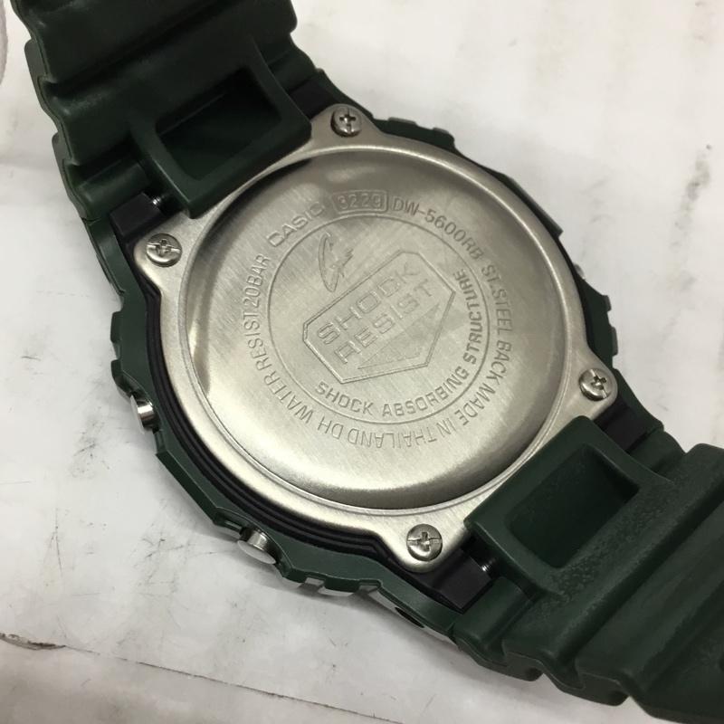 ジーショック G-SHOCK 腕時計 デジタル DW-5600RB 箱有 ロゴ、文字 カーキ / カーキ / メンズ USED 古着 中古 10106512