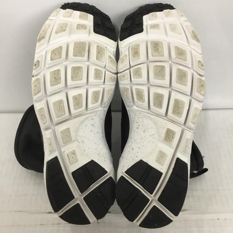 ナイキ NIKE ブーツ ショートブーツ 728746-001 FOOTSCAPE ROUTE SNEAKERBOOT ウィンターブーツ 26.5cm 箱有 26.5cm ワンポイント 黒 / ブラック / X 白 / ホワイト / メンズ USED 古着 中古 10123629