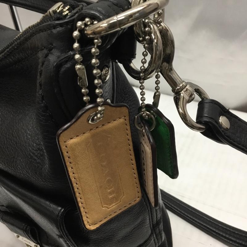コーチ COACH ショルダーバッグ ショルダーバッグ 22423 2WAY レザー 無地 黒 / ブラック / レディース USED 古着 中古 10119111