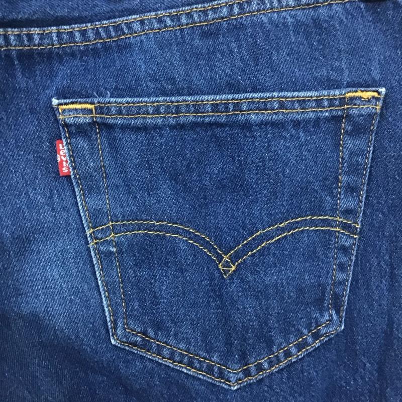 リーバイストラウスアンドコー Levi Strauss & co. パンツ デニム、ジーンズ デニムパンツ ワイドパンツ カジュアルパンツ 38 無地 インディゴ / インディゴ / メンズ USED 古着 中古 10134688