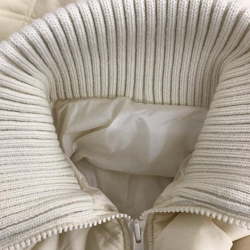 スライ SLY カットソー 長袖 030fay30-4140 QUILTINGNYLONSTANDトップス 長袖カットソー キルティングカットソー FREE 無地 オフホワイト / オフホワイト / レディース USED 古着 中古 10110226