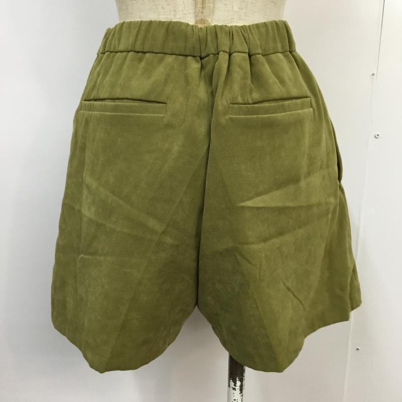 ミスティック mystic パンツ ショートパンツ 1 無地 カーキ / カーキ / レディース USED 古着 中古 10043920
