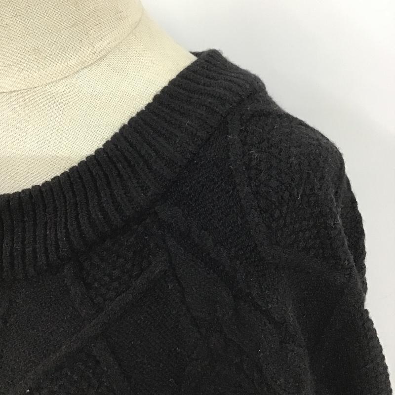 マジェスティックレゴン MAJESTIC LEGON カーディガン 長袖 M 無地 黒 / ブラック / レディース USED 古着 中古 10105776