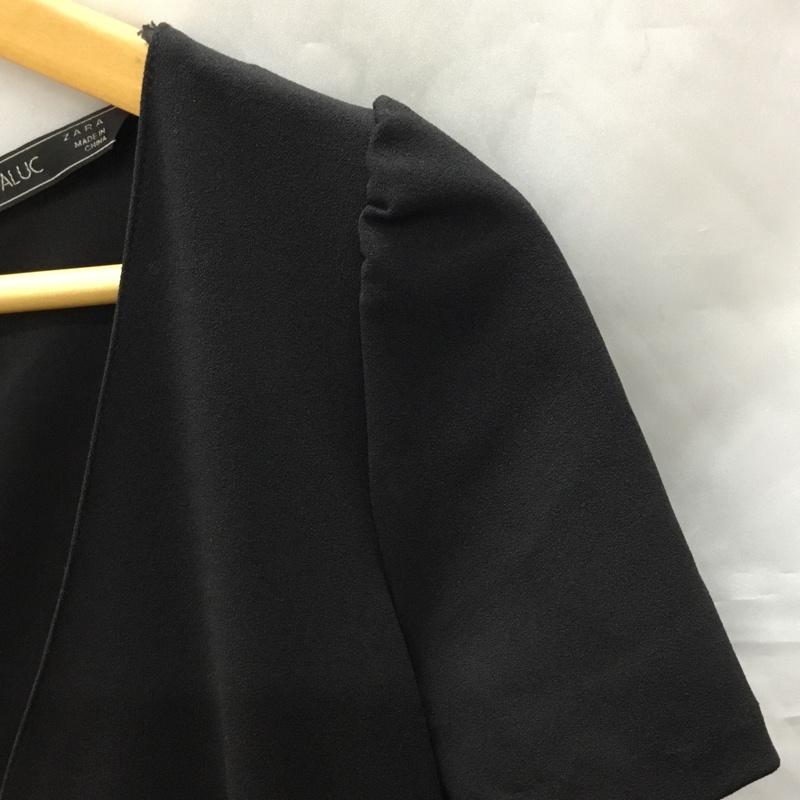 ザラ ZARA ワンピース・ドレス・オールインワン ワンピース・ドレス・オールインワン S 無地 黒 / ブラック / レディース USED 古着 中古 10110853