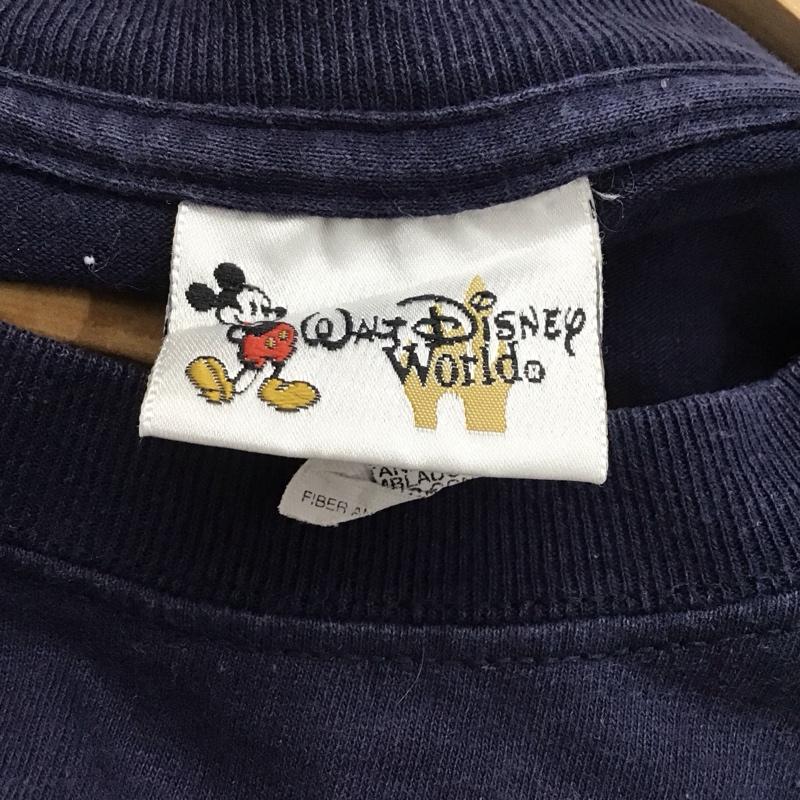 ディズニー Disney Tシャツ 半袖 半袖カットソー プリントTシャツ クルーネックカットソー S プリント 紺 / ネイビー / メンズ USED 古着 中古 10136724