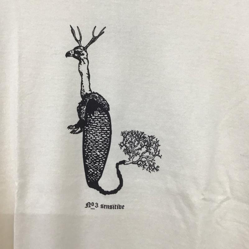 ナンバーナイン NUMBER (N)INE Tシャツ 半袖 半袖カットソー プリントTシャツ クルーネックカットソー romp 2 プリント アイボリー / アイボリー / メンズ USED 古着 中古 10137121