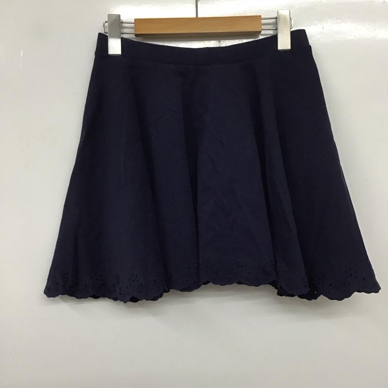 ポロラルフローレン POLO RALPH LAUREN スカート ミニスカート ミニスカート フレアスカート 無地スカート XL 無地 紺 / ネイビー /  レディース USED 古着 中古 10132650
