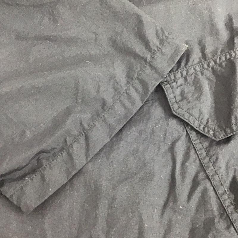 ザノースフェイス THE NORTH FACE パーカー 半袖 np2109n ナイロンジャケット プルオーバー 半袖カットソー M 無地 黒 / ブラック / メンズ USED 古着 中古 10130552