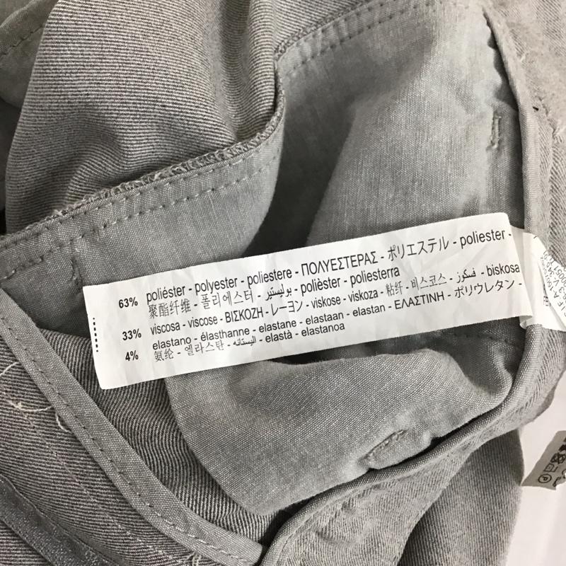 ザラ ZARA パンツ スラックス 1538 410 802 L 無地 灰 / グレー / メンズ USED 古着 中古 10109537
