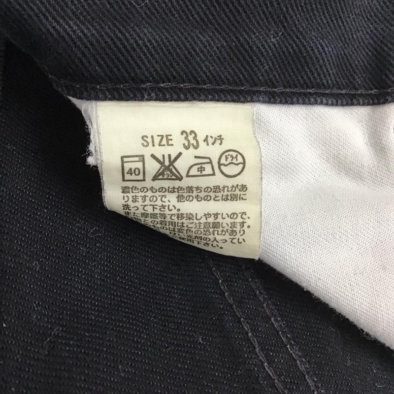 リーバイストラウスアンドコー Levi Strauss & co. パンツ デニム、ジーンズ デニムパンツ ワイドパンツ カジュアルパンツ 33インチ 無地 黒 / ブラック / メンズ USED 古着 中古 10127411