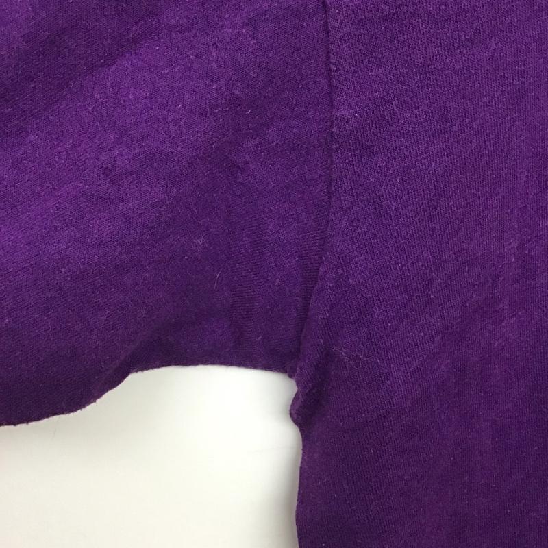 リーボック Reebok Tシャツ 半袖 半袖カットソー プリントTシャツ クルーネックカットソー L プリント 紫 / パープル / メンズ USED 古着 中古 10139887