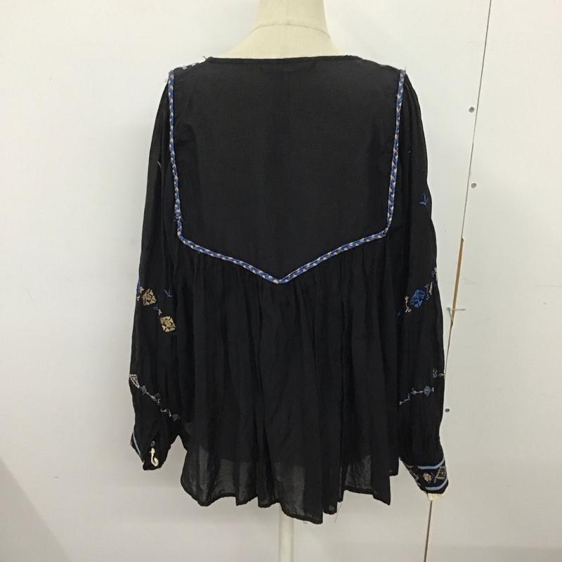 ザラウーマン ZARA WOMAN カットソー 半袖 半袖カットソー シャツカットソー フレア L 刺繍 マルチカラー / マルチカラー / レディース USED 古着 中古 10124070