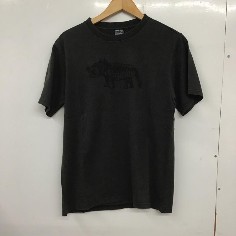 ナンバーナイン NUMBER (N)INE Tシャツ 半袖 半袖カットソー プリントTシャツ クルーネックカットソー romp 2 プリント 黒 / ブラック / メンズ USED 古着 中古 10137115