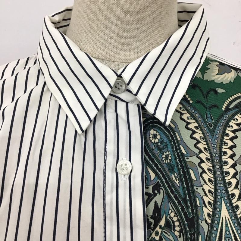 ザラウーマン ZARA WOMAN シャツ、ブラウス 長袖 8321 756 250 ストライプ M マルチカラー / マルチカラー / レディース USED 古着 中古 10120609