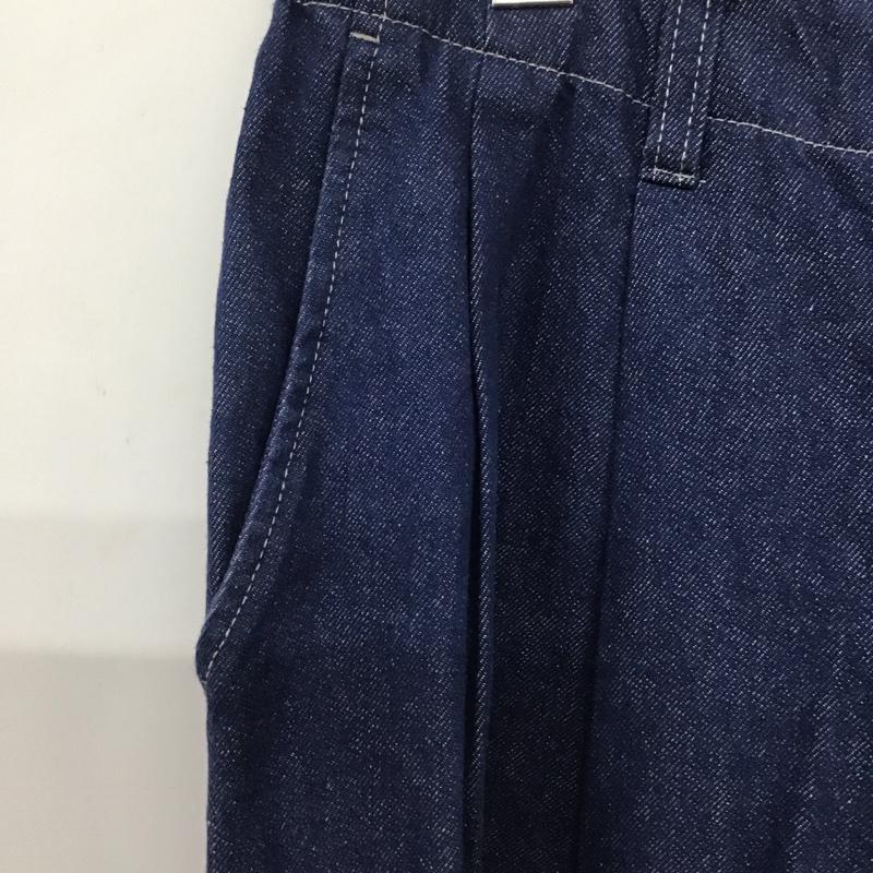 ウィム バイ リドム WYM LIDNM パンツ デニム、ジーンズ ワイドパンツ カジュアルパンツ ワークパンツ デニムパンツ M 無地 インディゴ / インディゴ / メンズ USED 古着 中古 10137684