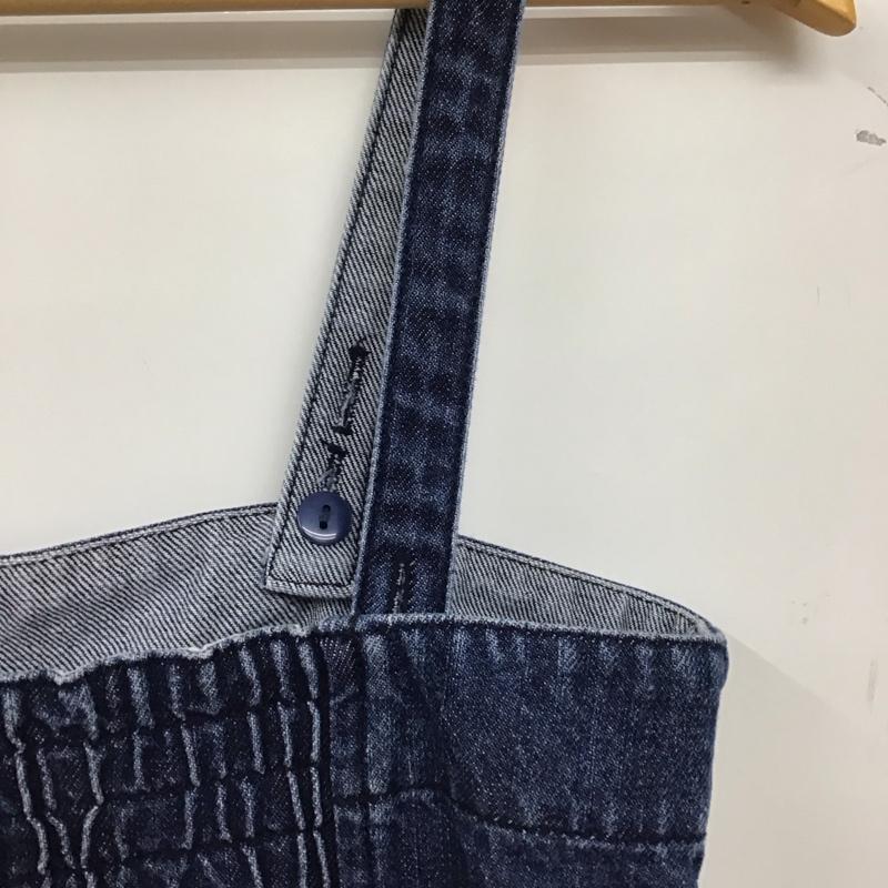 ローリーズファーム LOWRYS FARM ワンピース ロングスカート ノースリーブワンピース ロングスカート ジップアップロングワンピース M 無地 インディゴ / インディゴ / レディース USED 古着 中古 10134355