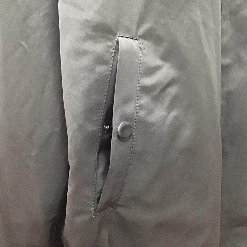 ミルクフェド MILKFED. ジャケット、上着 ジャケット、ブレザー 03183537 LOGO TAPE LONG JACKET S ロゴ、文字 黒 / ブラック / レディース USED 古着 中古 10116960