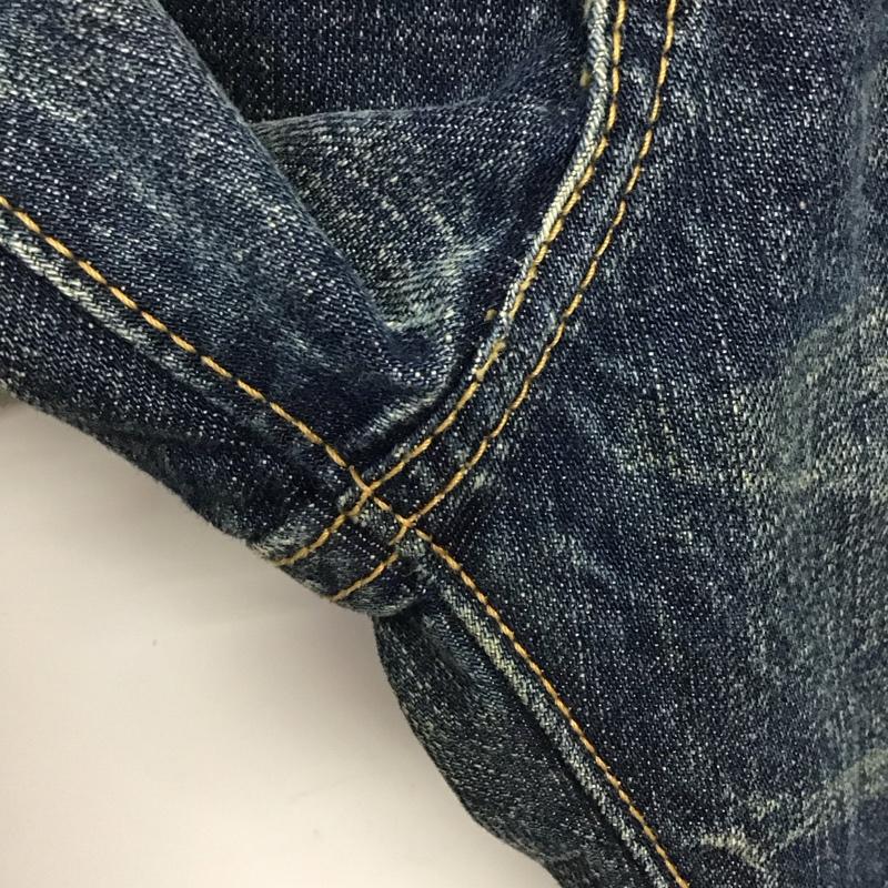 リーバイストラウスアンドコー Levi Strauss & co. パンツ デニム、ジーンズ デニムパンツ ワイドパンツ カジュアルパンツ 36 ダメージ加工 インディゴ / インディゴ / メンズ USED 古着 中古 10134067