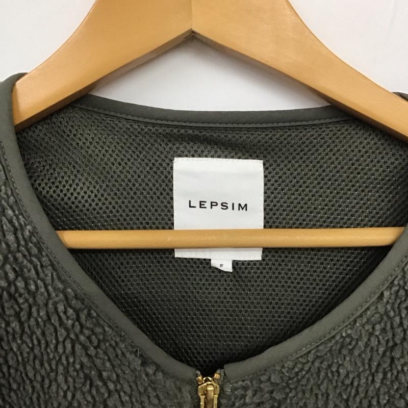 レプシィム LEPSIM コート コート一般 LPA70507AD パイピングボアジャケット FREE 無地 灰 / グレー / レディース USED 古着 中古 10131138