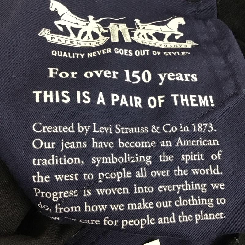 リーバイス Levi s パンツ ワークパンツ、ペインターパンツ 32インチ 無地 黒 / ブラック /  メンズ USED 古着 中古 10121902