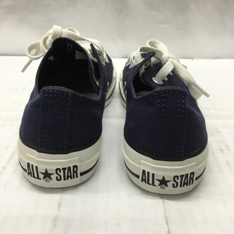 コンバース CONVERSE スニーカー スニーカー 1CL790 ローカット ALL STAR 23cm 23.0cm ロゴ、文字 紺 / ネイビー / X 白 / ホワイト / レディース USED 古着 中古 10106631