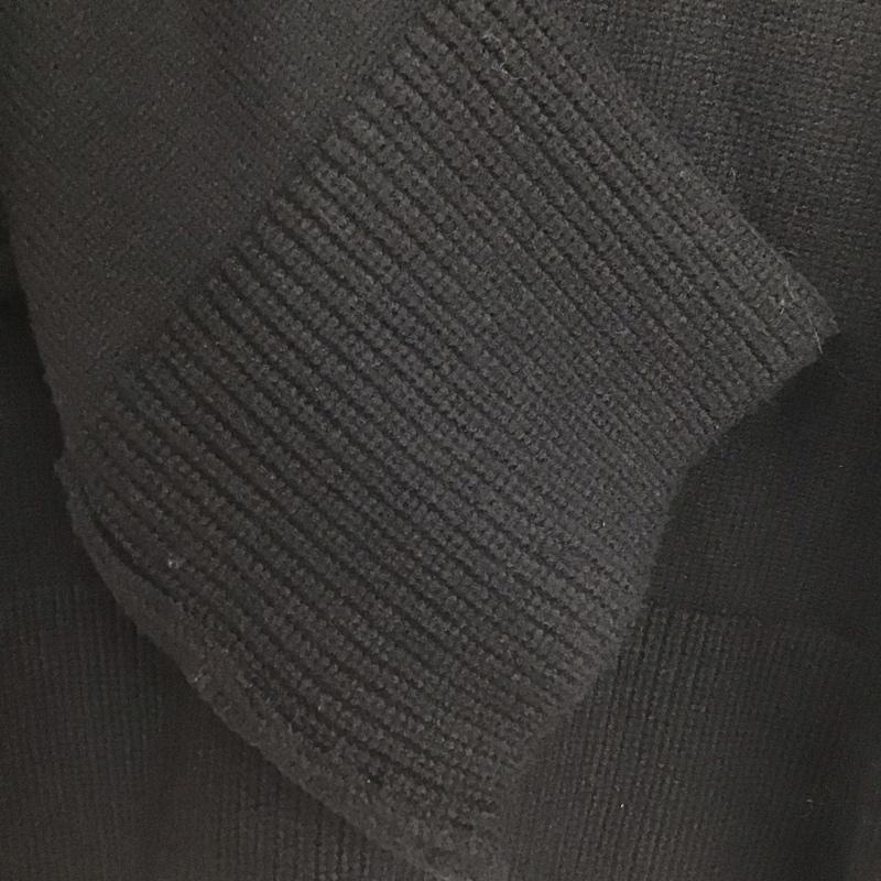 ザラ ZARA ニット、セーター 長袖 タートルネック ワイド M 無地 黒 / ブラック / レディース USED 古着 中古 10139136