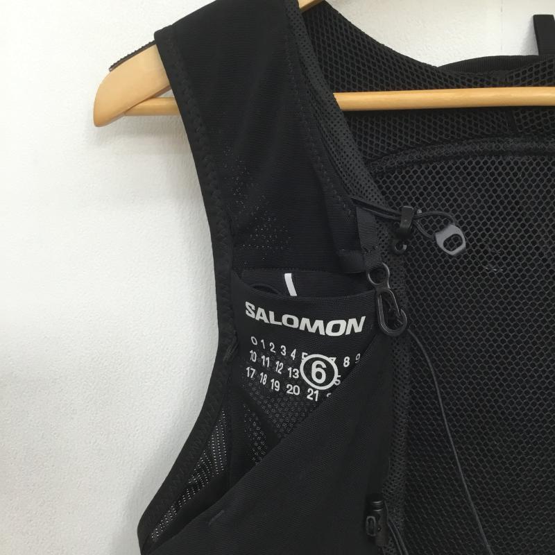 メゾン マルジェラ Maison Margiela ベスト ベスト SALOMON サロモン L ロゴ、文字 黒 / ブラック / メンズ USED 古着 中古 10107617