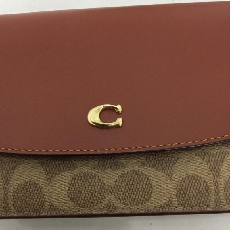 コーチ COACH ショルダーバッグ ショルダーバッグ C5362 ヘイデン クロスボディ シグネチャー キャンバス ロゴ、文字 茶 / ブラウン / X ベージュ / ベージュ / レディース USED 古着 中古 10128300