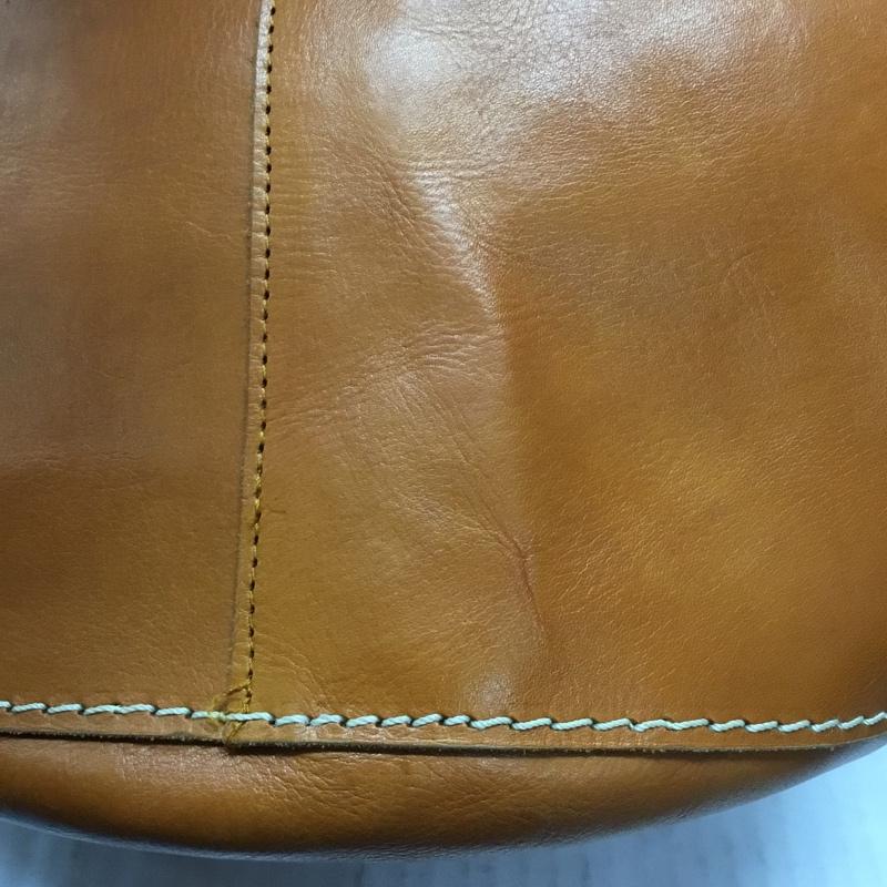 キューカ Kyuca トートバッグ トートバッグ レザー 無地 茶 / ブラウン / レディース USED 古着 中古 10106900