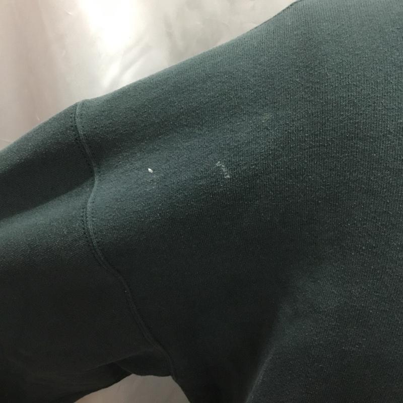 ラッセルアスレティック Russell Athletic トレーナー 長袖 XL 無地 緑 / グリーン / メンズ USED 古着 中古 10109619