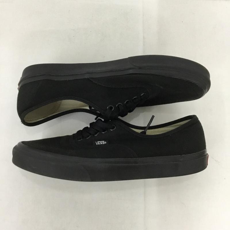 バンズ VANS スニーカー スニーカー 721356 AUTHENTIC 26.5cm 26.5cm ロゴ、文字 黒 / ブラック / メンズ USED 古着 中古 10130771