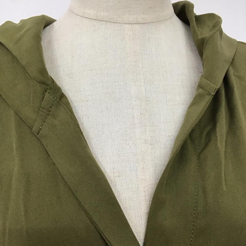 サニーレーベル Sonny Label ジャケット、上着 ジャケット、ブレザー LA94-27T003 テンセルフーディーワンピコート FREE 無地 カーキ / カーキ / レディース USED 古着 中古 10116314