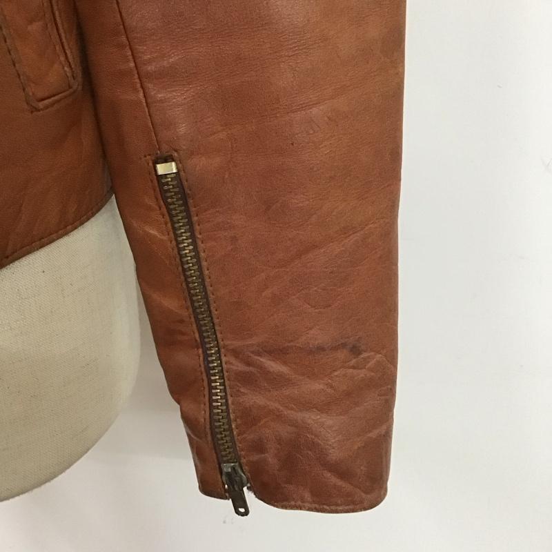 古着 USED ジャケット、上着 レザージャケット 無地 茶 / ブラウン / レディース USED 古着 中古 10114150