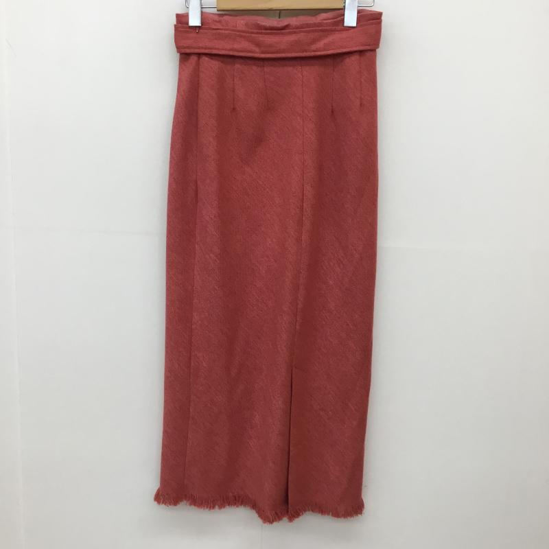 ココ ディール COCO DEAL スカート ロングスカート 2 無地 桃 / ピンク / レディース USED 古着 中古 10135640
