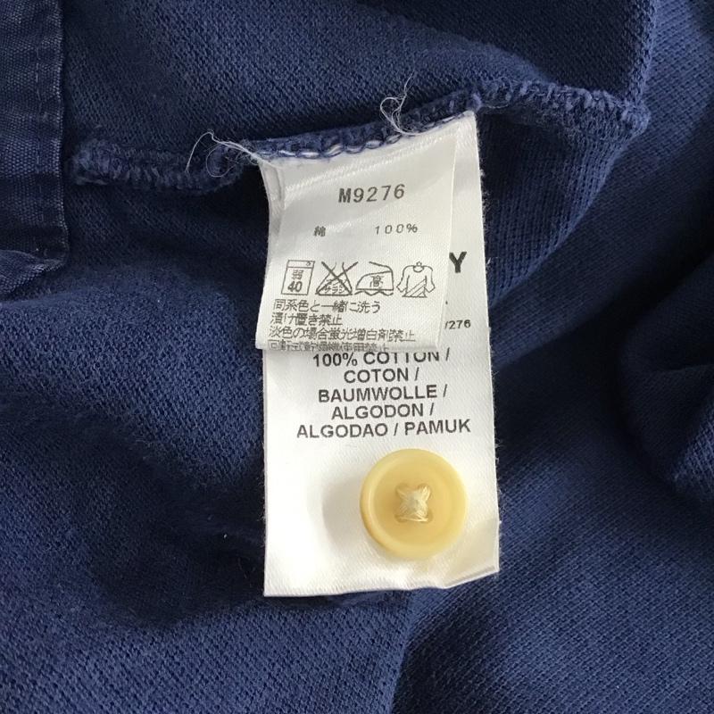 フレッドペリー FRED PERRY ポロシャツ 半袖 半袖ポロシャツ カラーシャツ 半袖カットソー M ロゴ、文字 紺 / ネイビー /  メンズ USED 古着 中古 10111480
