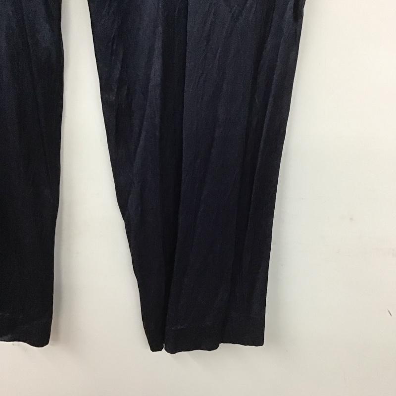 ザラ ZARA パンツ スラックス 9479 076 401 イージーパンツ ワイドパンツ S 無地 紺 / ネイビー / レディース USED 古着 中古 10139248