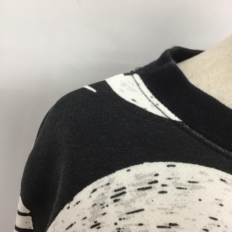 ナイキ NIKE トレーナー 長袖 DB3856-010 スウェット スウォッシュ 裏起毛 M ロゴ、文字 黒 / ブラック / レディース USED 古着 中古 10113838