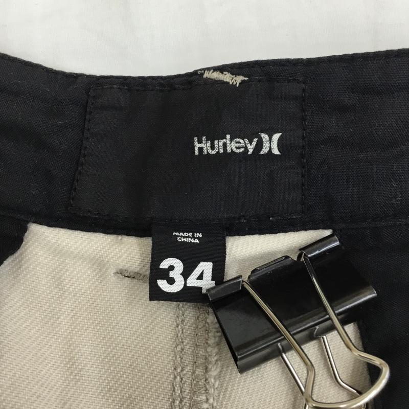 ハーレー Hurley パンツ ショートパンツ 34 ペイズリー アイボリー / アイボリー / X 黒 / ブラック / メンズ USED 古着 中古 10134499