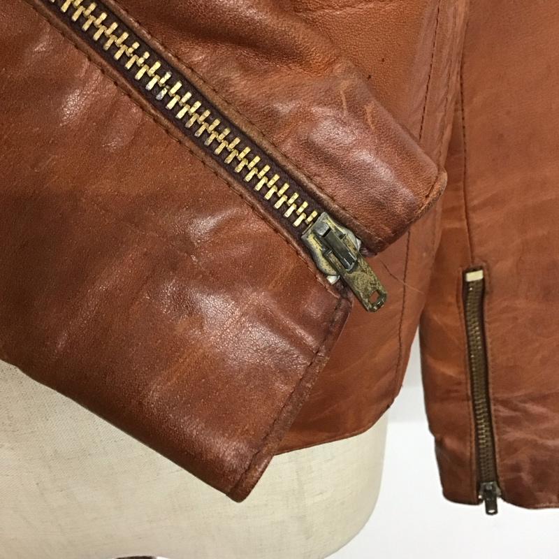古着 USED ジャケット、上着 レザージャケット 無地 茶 / ブラウン / レディース USED 古着 中古 10114150